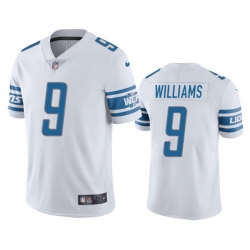 Men Detroit Lions 9 Jameson Williams White Vapor Untouchable Limited Stitched Jersey