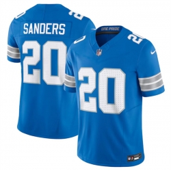 Youth Detroit Lions 20 Barry Sanders Blue 2024 F U S E  Vapor Limited Stitched Jersey