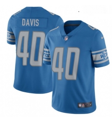 Youth Nike Detroit Lions 40 Jarrad Davis Elite Light Blue Team Color NFL Jersey