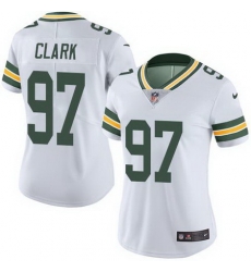 Nike Packers #97 Kenny Clark White Womens Stitched NFL Limited Rush Jersey