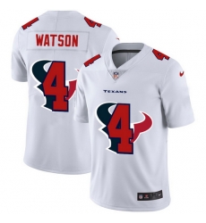 Houston Texans 4 Deshaun Watson White Men Nike Team Logo Dual Overlap Limited NFL Jersey