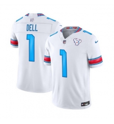 Men Houston Texans 1 Tank Dell White 2026 F U S E HOUSTON US Rivalries Collection Limited Stitched Football Jersey Men Houston Texans 1 Tank Dell White 2026 F U S E HOUSTON US Rivalries Collection Limited Stitched Football Jersey