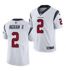 Men Houston Texans 2 Mark Ingram II White Vapor Untouchable Limited Stitched Jersey