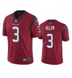 Men Houston Texans 3 Kyle Allen Red Vapor Untouchable Limited Stitched Jersey