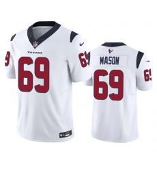 Men Houston Texans 69 Shaq Mason White 2023 F U S E Vapor Untouchable Stitched Football Jersey