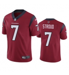 Men Houston Texans 7 C J Stroud Red Vapor Untouchable Stitched Football Jersey