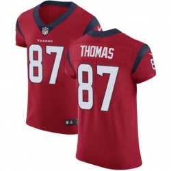 Men Nike Houston Texans 87 Demaryius Thomas Red Alternate Vapor Untouchable Elite Player NFL Jersey