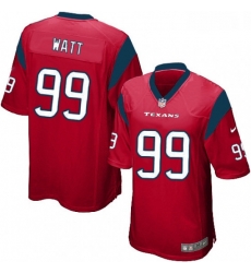 Men Nike Houston Texans 99 JJ Watt Game Red Alternate NFL Jersey