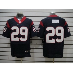 Nike Houston Texans 29 Glover Quin Blue Elite NFL Jersey