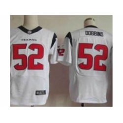 Nike Houston Texans 52 Tim Dobbins white Elite NFL Jersey