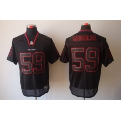 Nike Houston Texans 59 Whitney Mercilus Black Elite Lights Out NFL Jersey