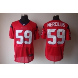 Nike Houston Texans 59 Whitney Mercilus Elite Red NFL Jersey