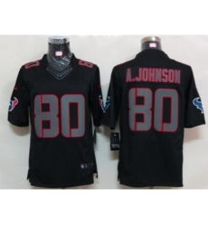 Nike Houston Texans 80 Andre Johnson Black Limited Impact NFL Jersey