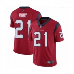 Youth Houston Texans 21 Bradley Roby Red Alternate Vapor Untouchable Limited Player Football Jersey