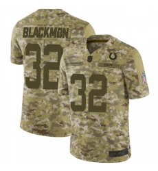 Men Indianapolis Colts Julian Blackmon 2018 Salute to Service Jersey Camo Limited