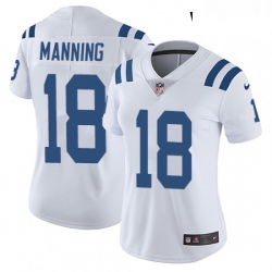 Womens Nike Indianapolis Colts 18 Peyton Manning Elite White NFL Jersey