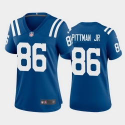 women mike pittman jr. indianapolis colts royal game jersey