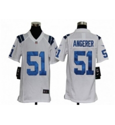 Youth Nike NFL Indianapolis Colts #51 Pat Angerer White Jerseys