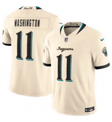 Men Jacksonville Jaguars  11 Parker Washington Cream 2026 F U S E  Rivalries Collection Limited Stitched Football Jersey