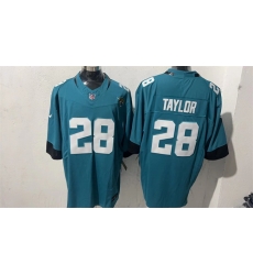 Men Jacksonville Jaguars 28 Fred Taylor Teal 2026 F U S E Vapor Untouchable Limited Stitched Jersey Men Jacksonville Jaguars 28 Fred Taylor Teal 2026 F U S E Vapor Untouchable Limited Stitched Jersey