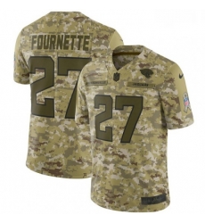 Men Nike Jacksonville Jaguars 27 Leonard Fournette Limited Camo 2018 Salute to Service NFL Jersey