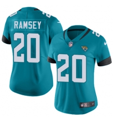 Nike Jaguars #20 Jalen Ramsey Teal Green Alternate Women Stitched Jersey