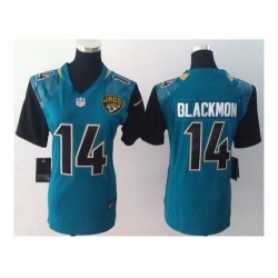 Nike Women Jacksonville Jaguars #14 Justin Blackmon green Jerseys(NEW)