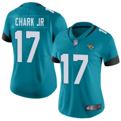 Women Jaguars 17 DJ Chark Jr Teal Green Alternate Stitched Football Vapor Untouchable Limited Jersey