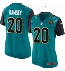 Womens Nike Jacksonville Jaguars 20 Jalen Ramsey Game Teal Green Team Color NFL Jersey