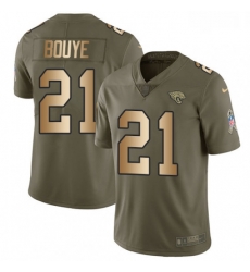 Youth Nike Jacksonville Jaguars 21 AJ Bouye Limited OliveGold 2017 Salute to Service NFL Jersey