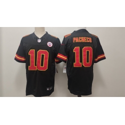 Men Kansas City Chiefs 10 Isiah Pacheco Black F U S E Vapor Untouchable Limited Stitched Football Jersey