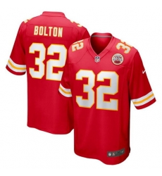 Men Kansas City Chiefs 32 Nick Bolton Red Stitched Football Jersey