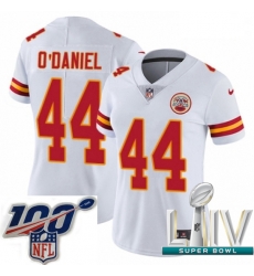 2020 Super Bowl LIV Women Nike Kansas City Chiefs #44 Dorian O'Daniel White Vapor Untouchable Limited Player NFL Jersey