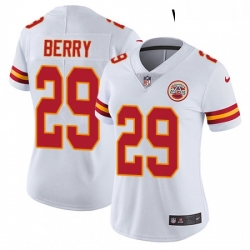 Womens Nike Kansas City Chiefs 29 Eric Berry Elite White NFL Jersey