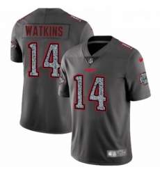 Youth Nike Kansas City Chiefs 14 Sammy Watkins Gray Static Vapor Untouchable Limited NFL Jersey