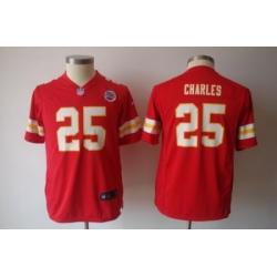 Youth Nike Kansas City Chiefs 25# Jamaal Charles red Jersey