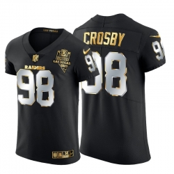 Las Vegas Raiders 98 Maxx Crosby Men Nike Black Edition Vapor Untouchable Elite NFL Jersey