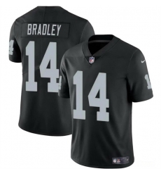 Men Las Vegas Raiders 14 Carter Bradley Black 2024 Vapor Stitched Football Jersey