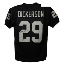 Men Raiders 28 Eric Dickerson Black Jersey