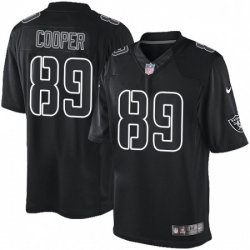 Mens Nike Oakland Raiders 89 Amari Cooper Limited Black Impact NFL Jersey