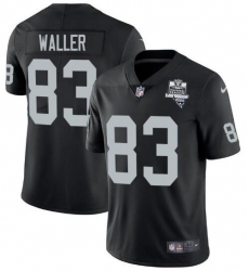 Men's Oakland Raiders #83 Darren Waller Black 2020 Inaugural Season Vapor Untouchable Limited Stitched NFL Jersey