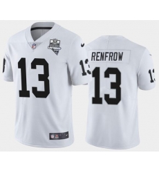 Men's Oakland Raiders White #13 Hunter Renfrow 2020 Inaugural Season Vapor Limited Stitched NFL Jersey