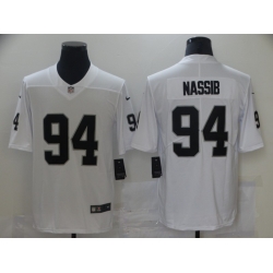 Nike Las Vegas Raiders 94 Carl Nassib White Vapor Untouchable Limited Jersey