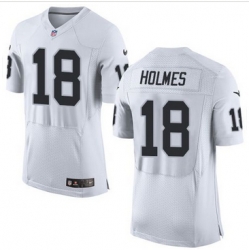 Nike Oakland Raiders #18 Andre Holmes White Men 27s Stitched NFL New Elite Jersey