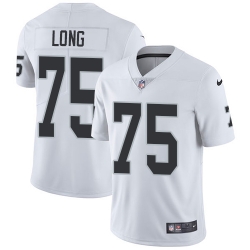 Nike Raiders #75 Howie Long White Mens Stitched NFL Vapor Untouchable Limited Jersey