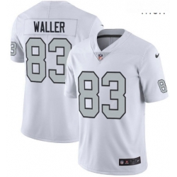 Oakland Raiders 83 Darren Waller White Rush Limited Jersey