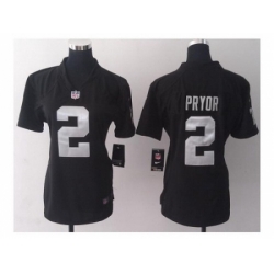 Nike Women Jerseys Oakland Raiders #2 pryor black