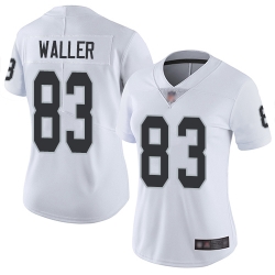 Women Raiders 83 Darren Waller White Stitched Football Vapor Untouchable Limited Jersey