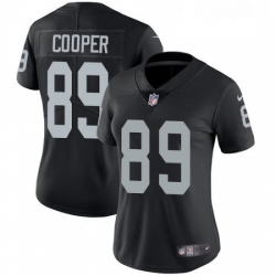 Womens Nike Oakland Raiders 89 Amari Cooper Black Team Color Vapor Untouchable Limited Player NFL Jersey