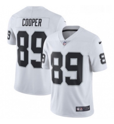 Youth Nike Oakland Raiders 89 Amari Cooper Elite White NFL Jersey